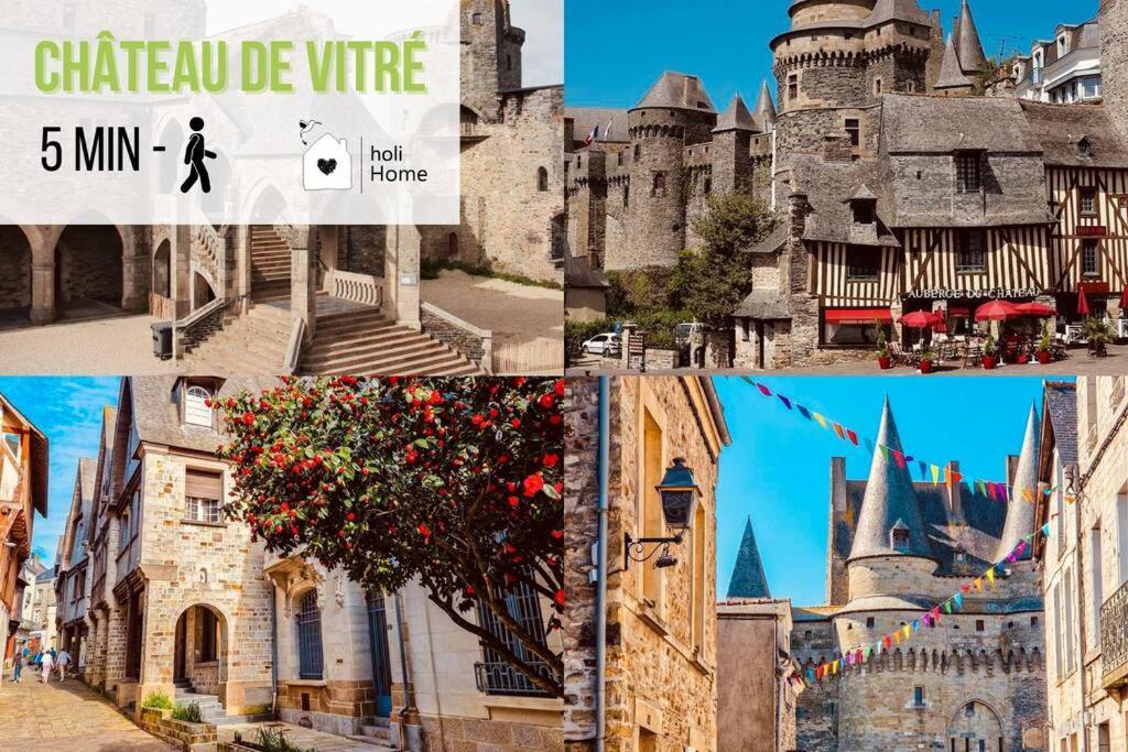 H3 Charmante Maison Sur La Vilaine Pres Du Chateau Vitré Dış mekan fotoğraf