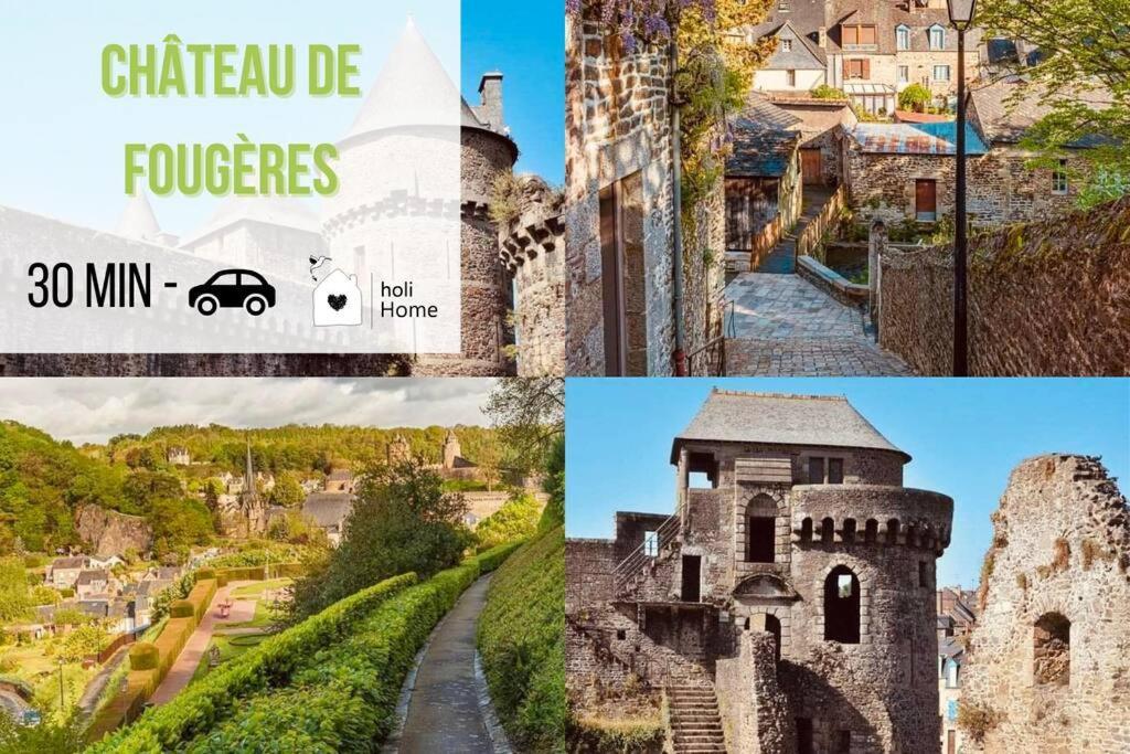 H3 Charmante Maison Sur La Vilaine Pres Du Chateau Vitré Dış mekan fotoğraf